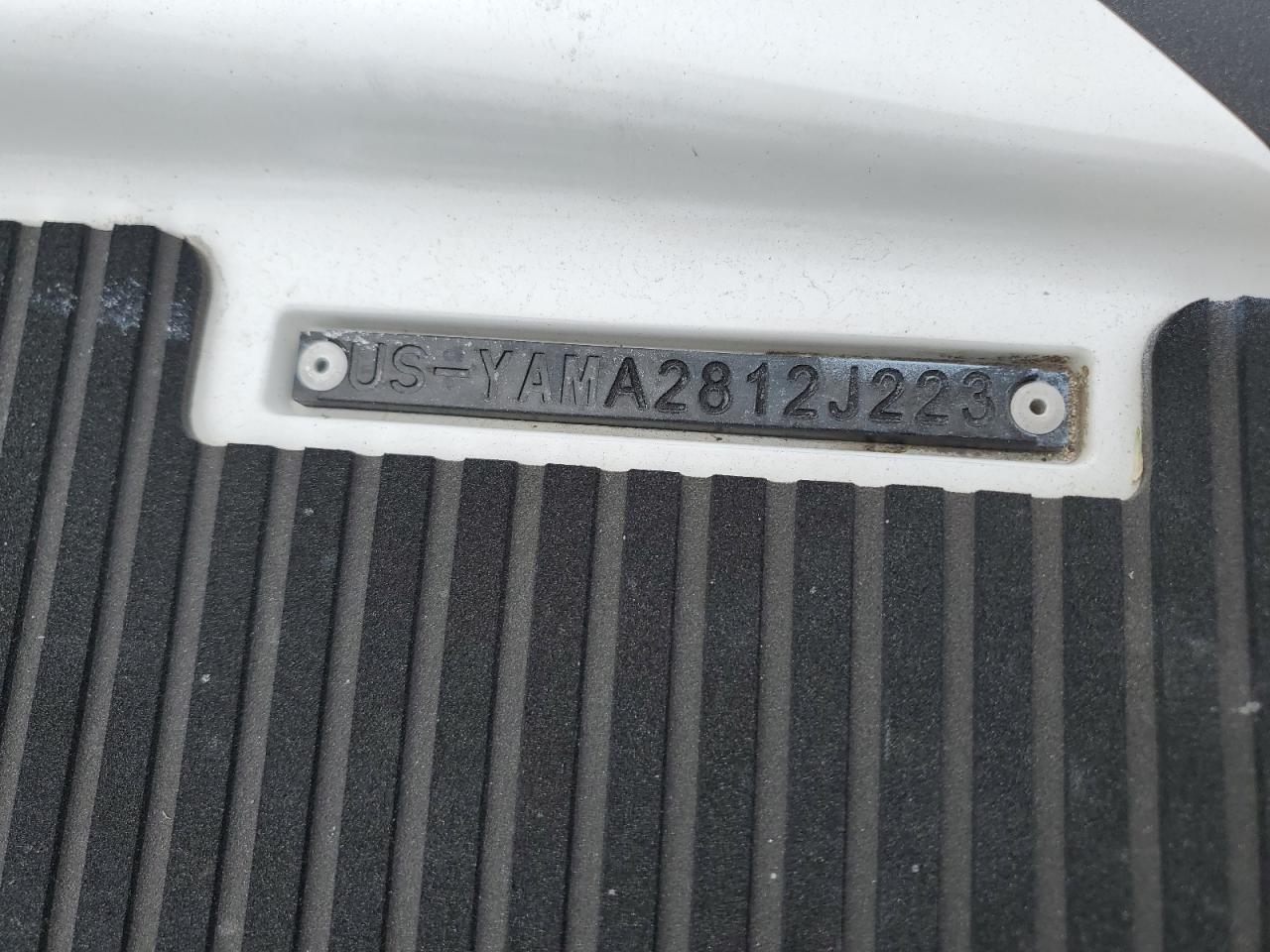 2023 Yamaha Vx VIN: YAMA2812J223 Lot: 76420594