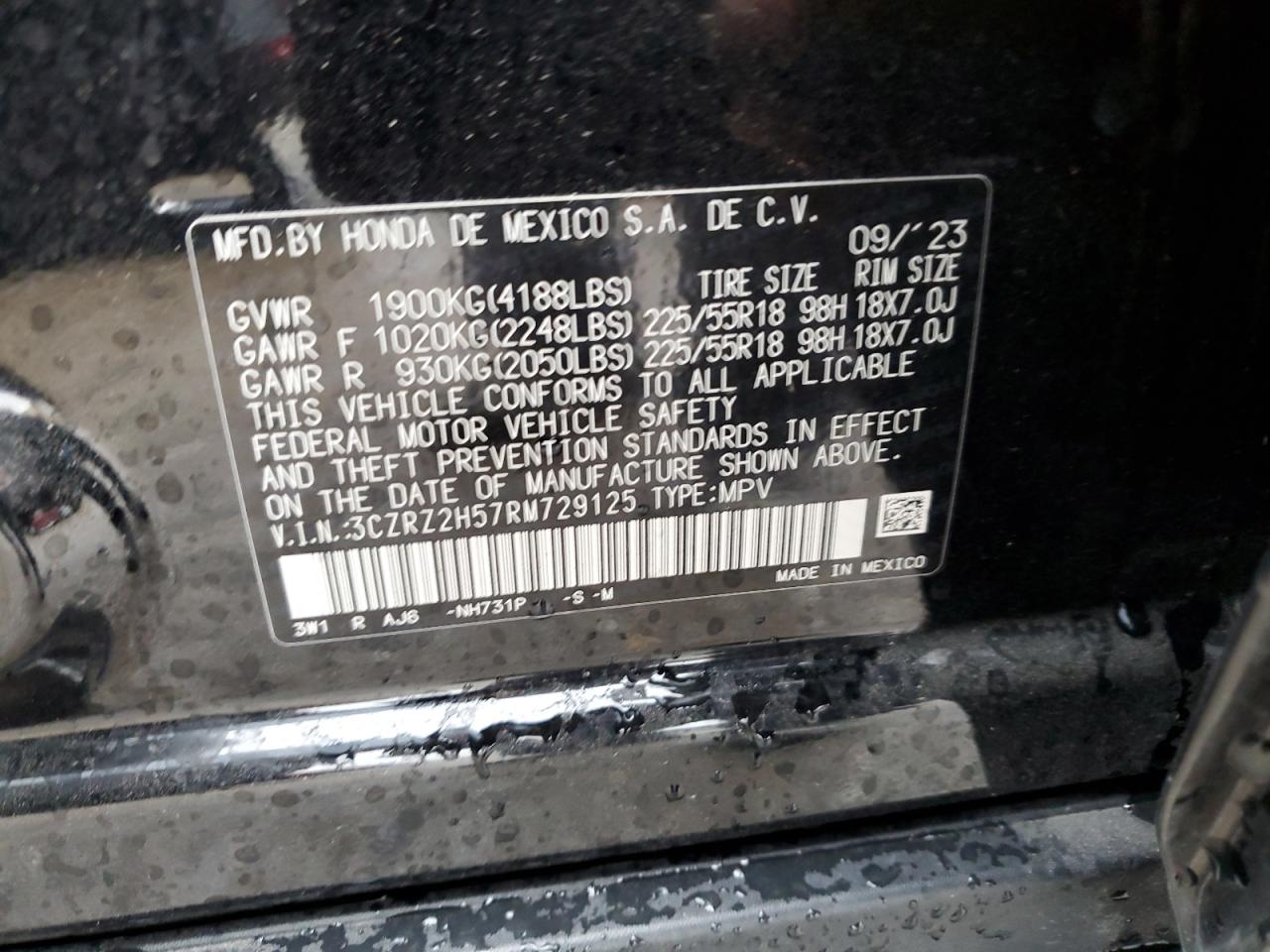 2024 Honda HR-V - Image 12