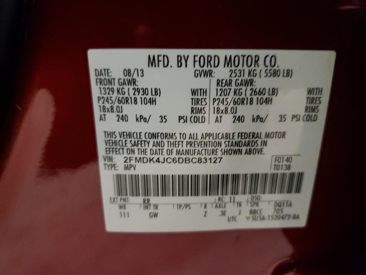 2013 Ford Edge - Image 15