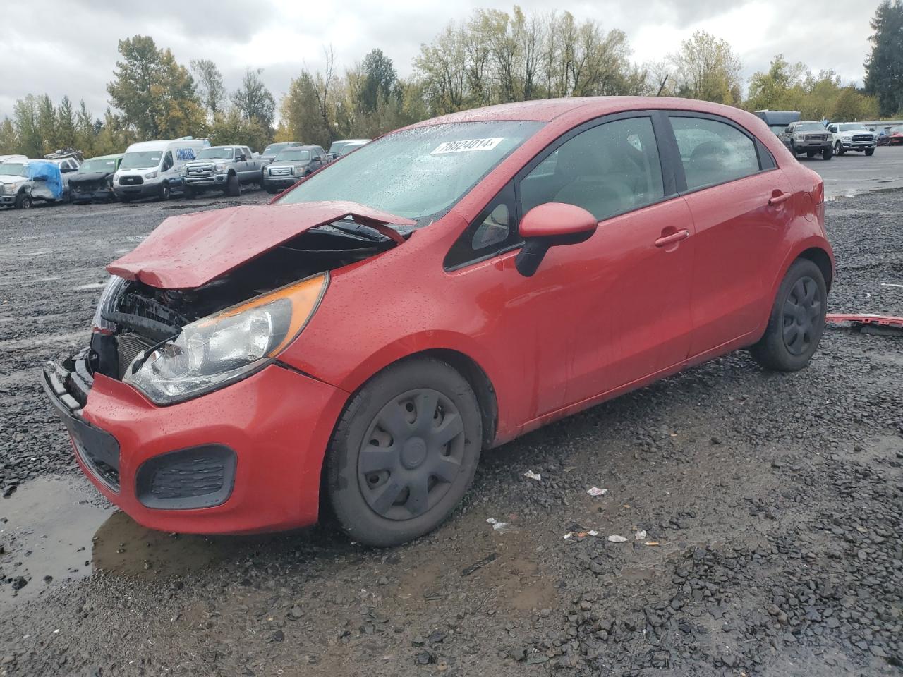 VIN KNADM5A39D6313284 2013 KIA RIO no.1