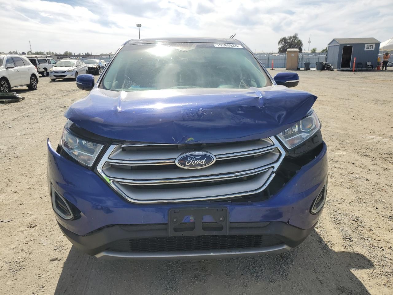 2015 Ford Edge Sel VIN: 2FMTK3J96FBB45570 Lot: 75368924