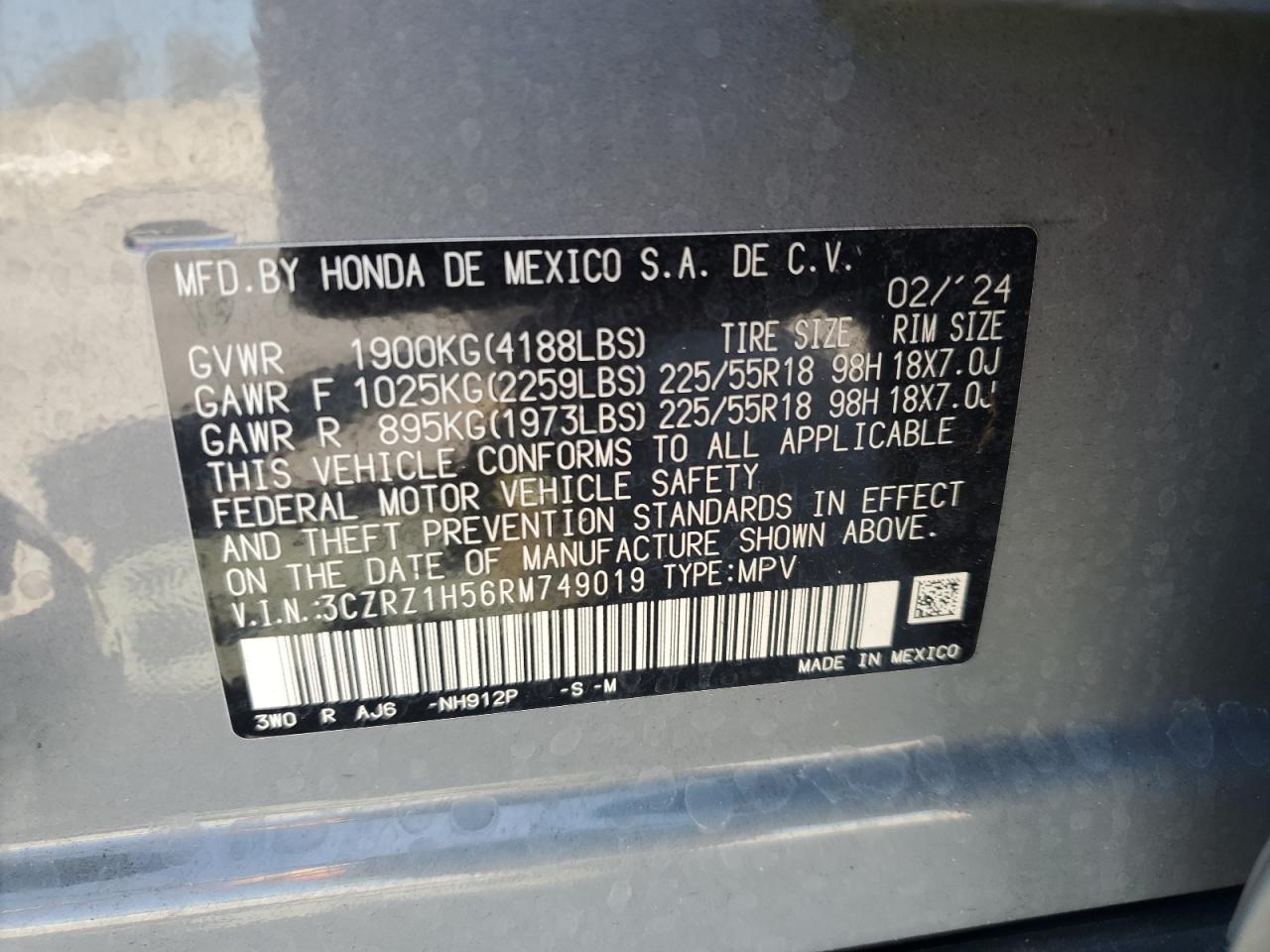 2024 Honda HR-V - Image 13