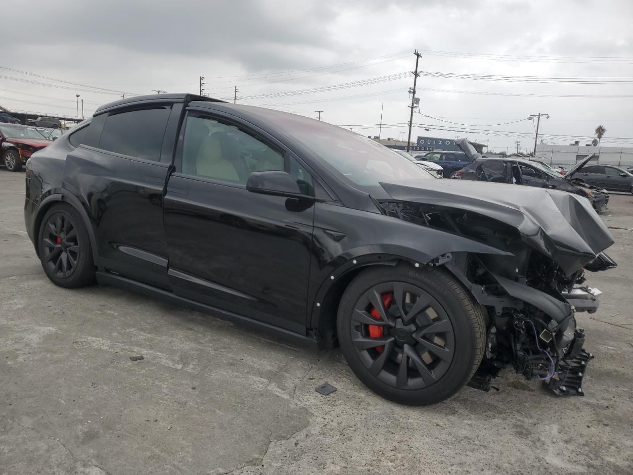 VIN 7SAXCBE68RF449524 2024 TESLA MODEL X no.4