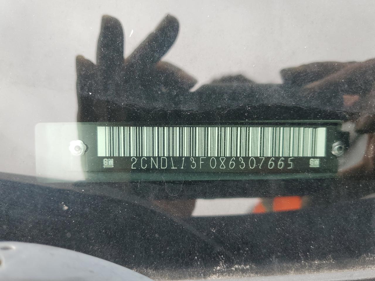 2CNDL13F086307665 2008 Chevrolet Equinox Ls