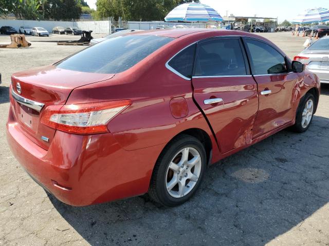  NISSAN SENTRA 2014 Czerwony