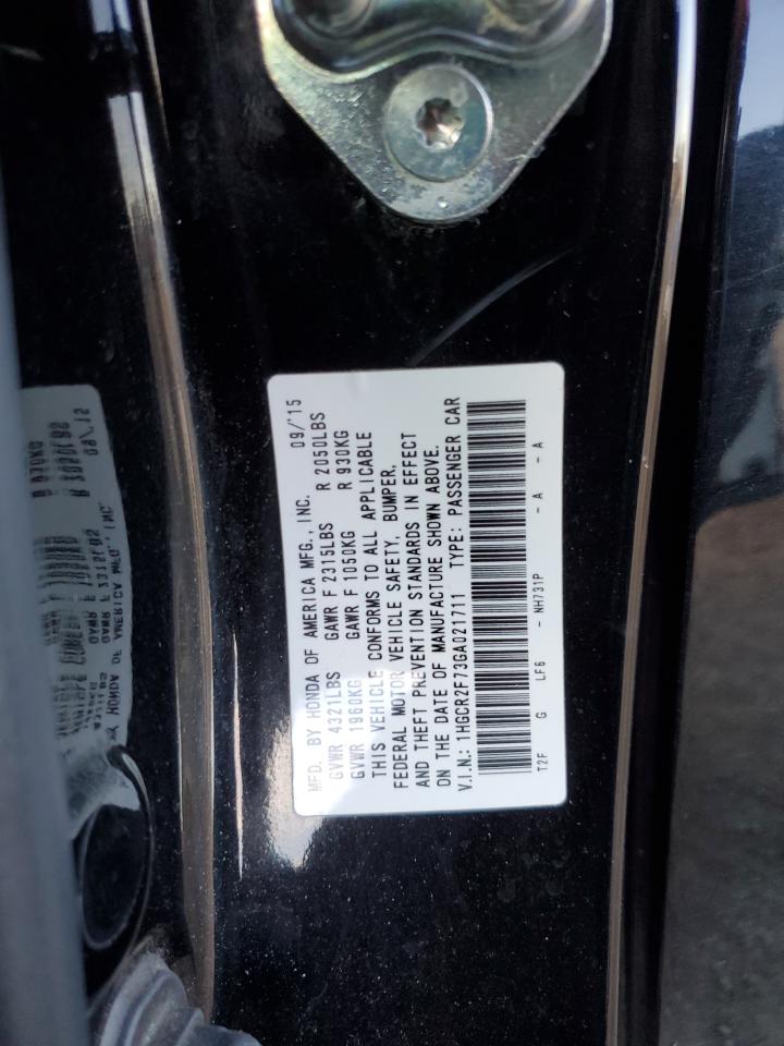 1HGCR2F73GA021711 2016 Honda Accord Ex