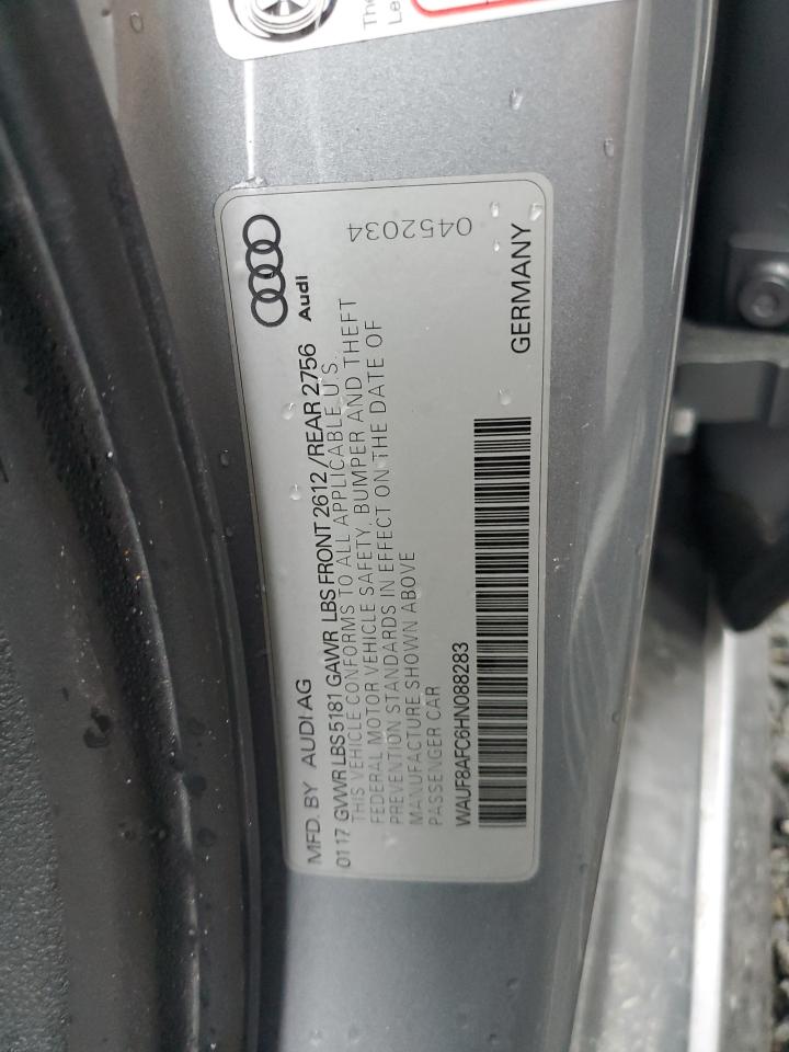 WAUF8AFC6HN088283 2017 Audi A6 Premium