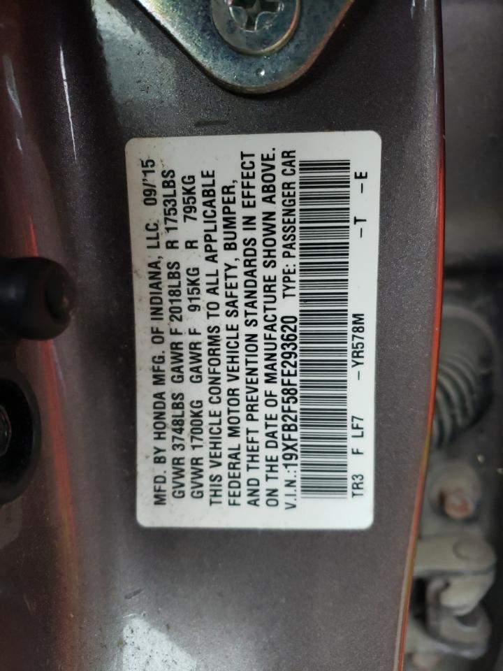 19XFB2F58FE293620 2015 Honda Civic Lx