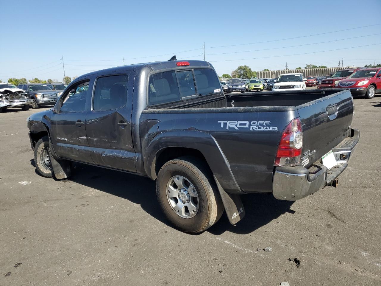 2015 Toyota Tacoma Double Cab grey null gas 3TMLU4EN6FM203476 photo #3