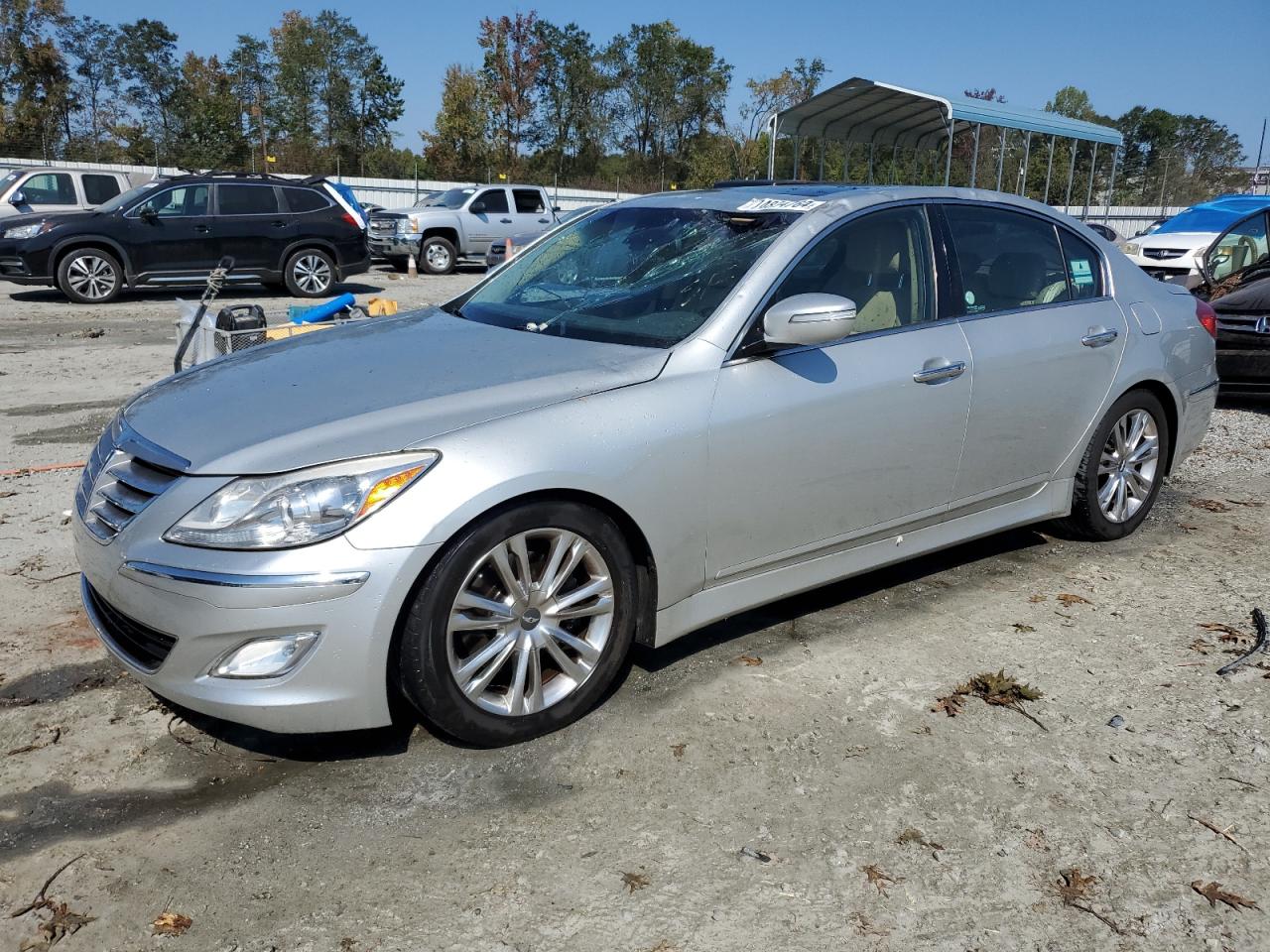 KMHGC4DD4CU151393 2012 Hyundai Genesis 3.8L