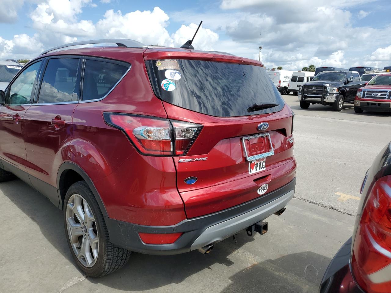 2018 Ford Escape Titanium VIN: 1FMCU0J9XJUB36544 Lot: 75169774