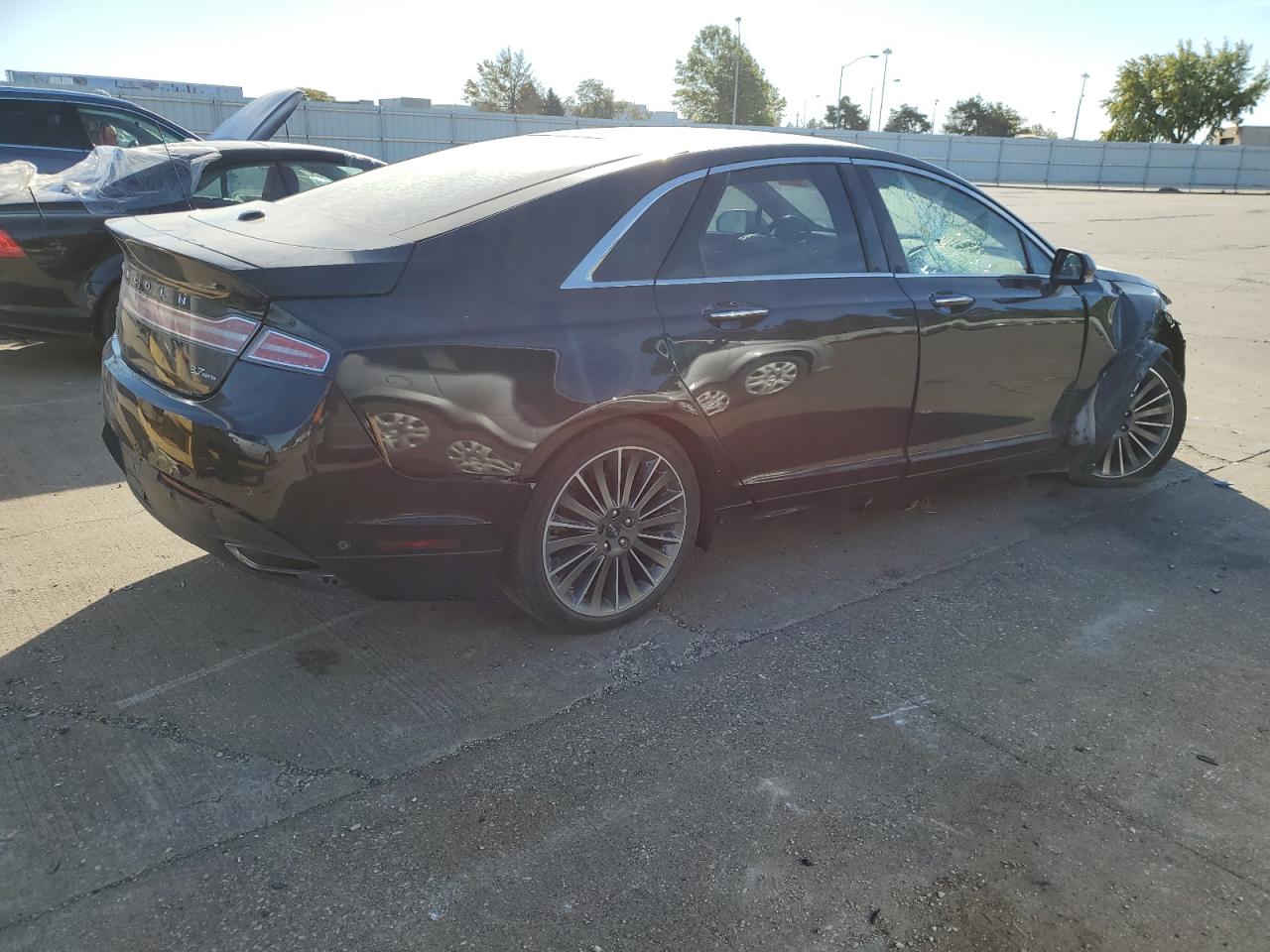 VIN 3LN6L2JK0DR800599 2013 LINCOLN MKZ no.3