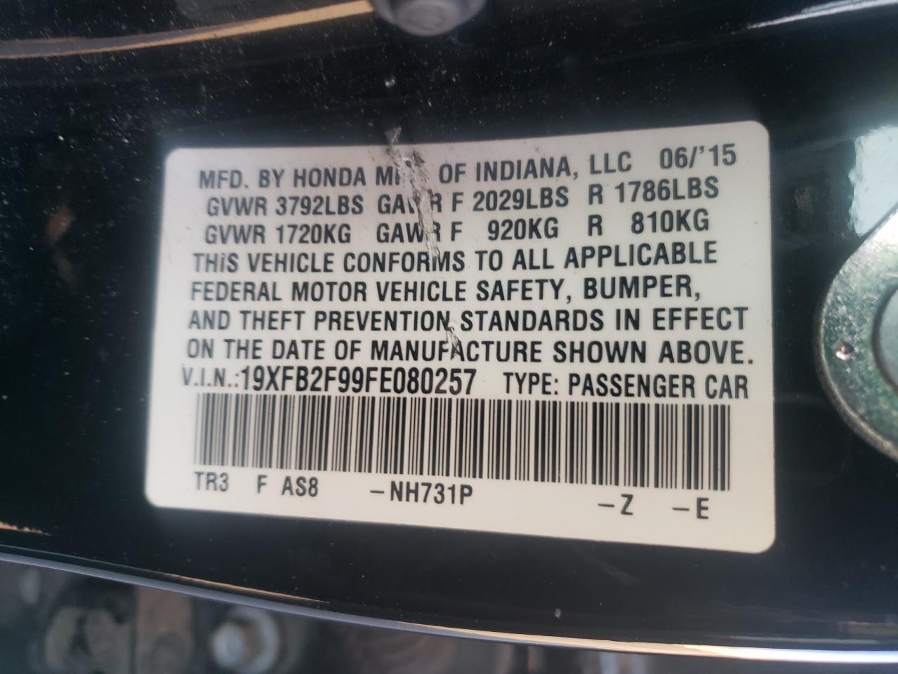 2015 Honda Civic - Image 12