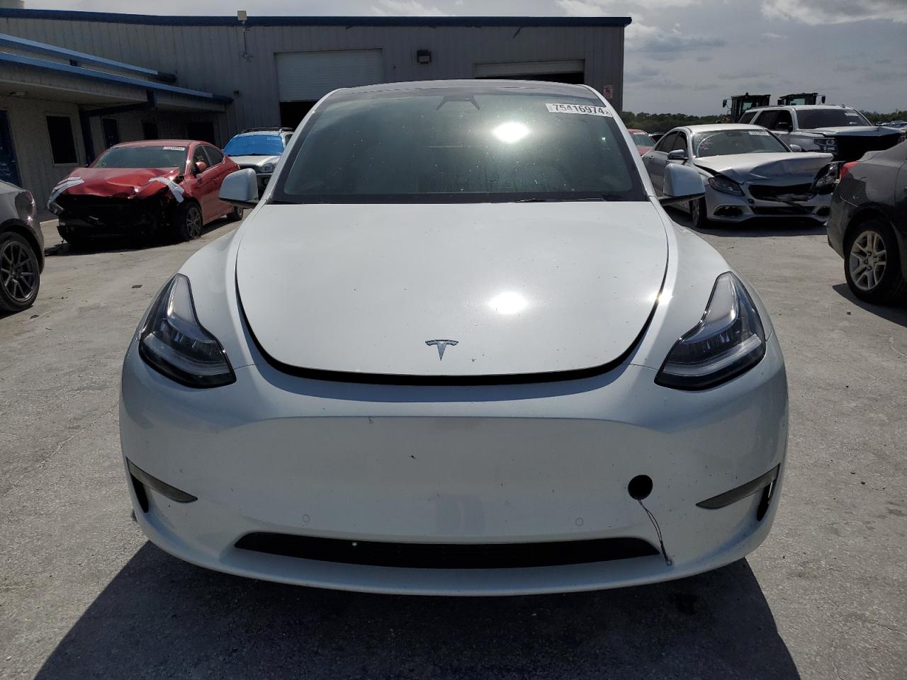 2021 Tesla Model Y VIN: 5YJYGDEE0MF268287 Lot: 75416974