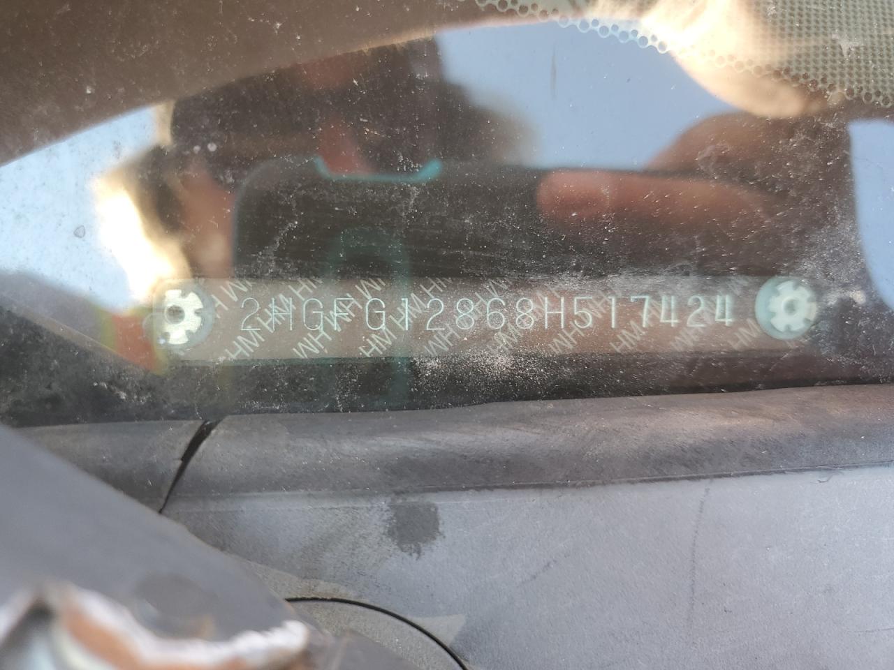 2008 Honda Civic Ex VIN: 2HGFG12868H517424 Lot: 75761164