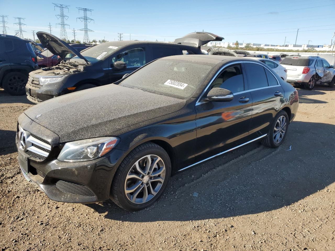 VIN 55SWF4KB1FU093263 2015 MERCEDES-BENZ C-CLASS no.1