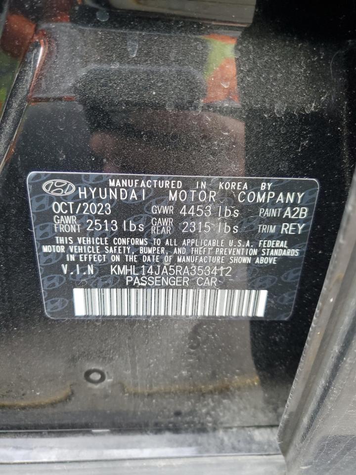 2024 Hyundai Sonata Sel VIN: KMHL14JA5RA353412 Lot: 76105114