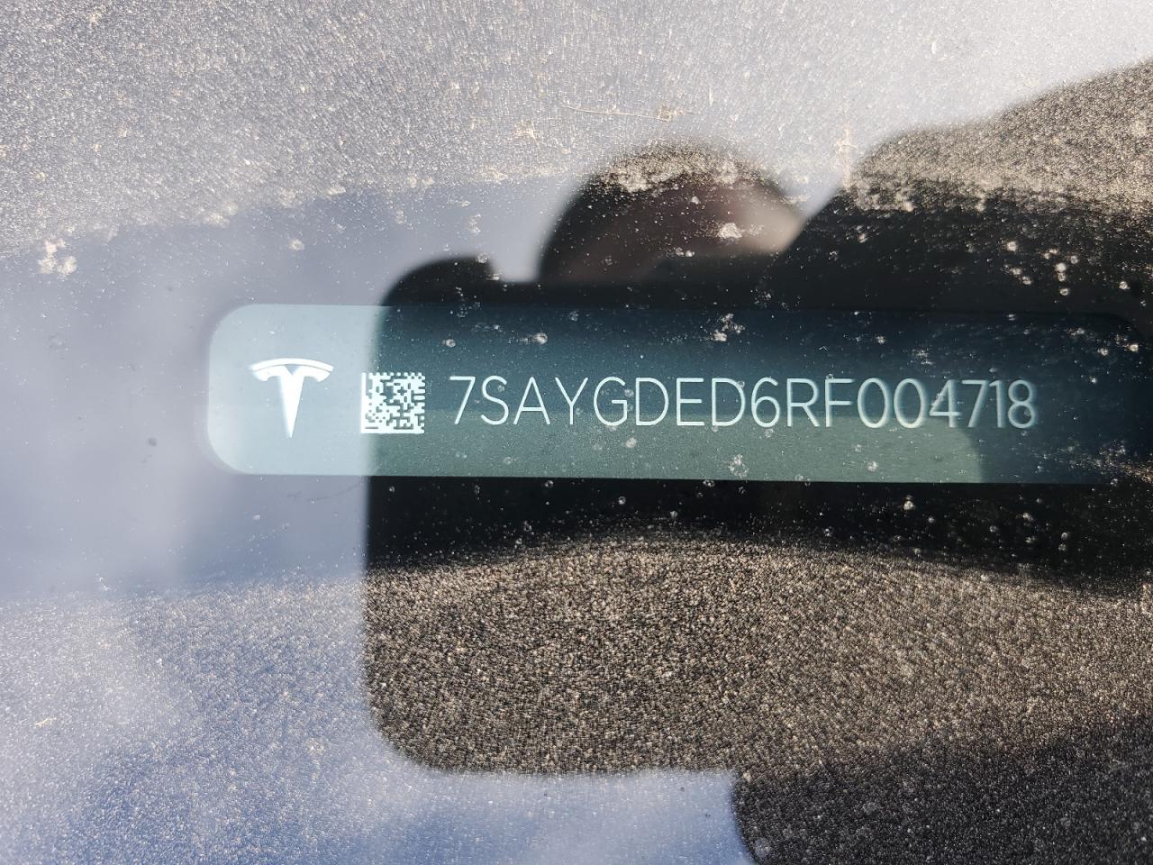 7SAYGDED6RF004718 2024 Tesla Model Y