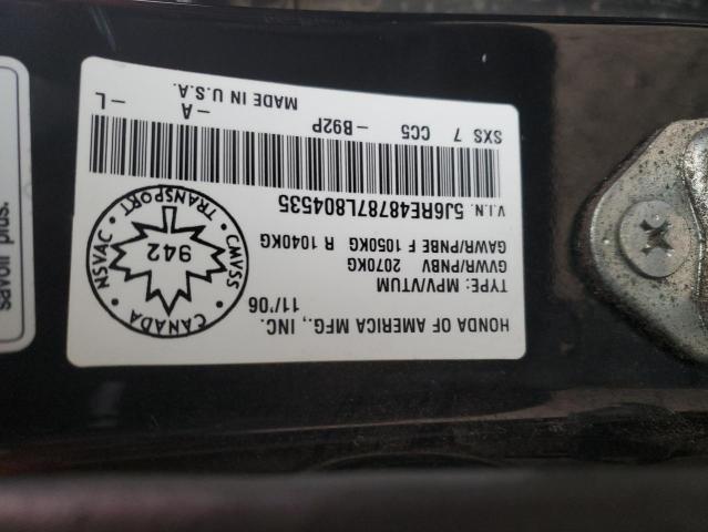 2007 HONDA CR-V EXL