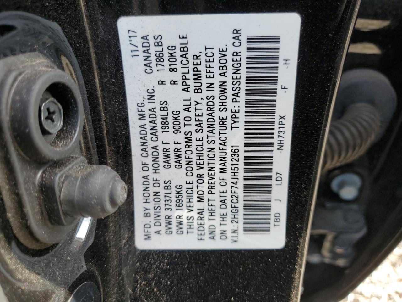 2018 Honda Civic - Image 12