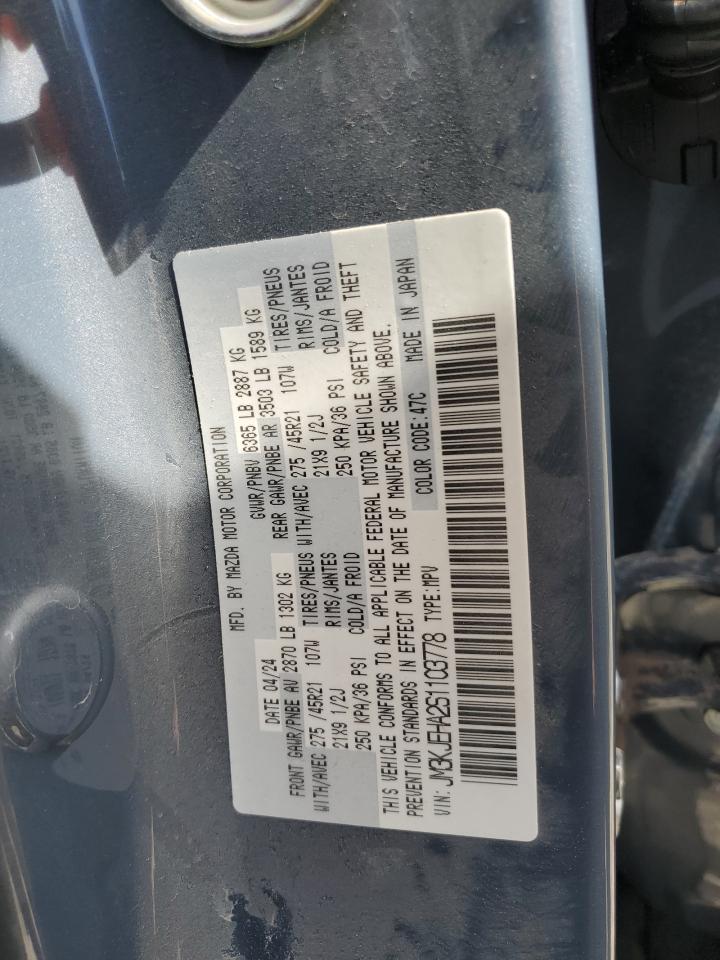 JM3KJEHA2S1103778 2025 Mazda Cx-70 Premium Plus