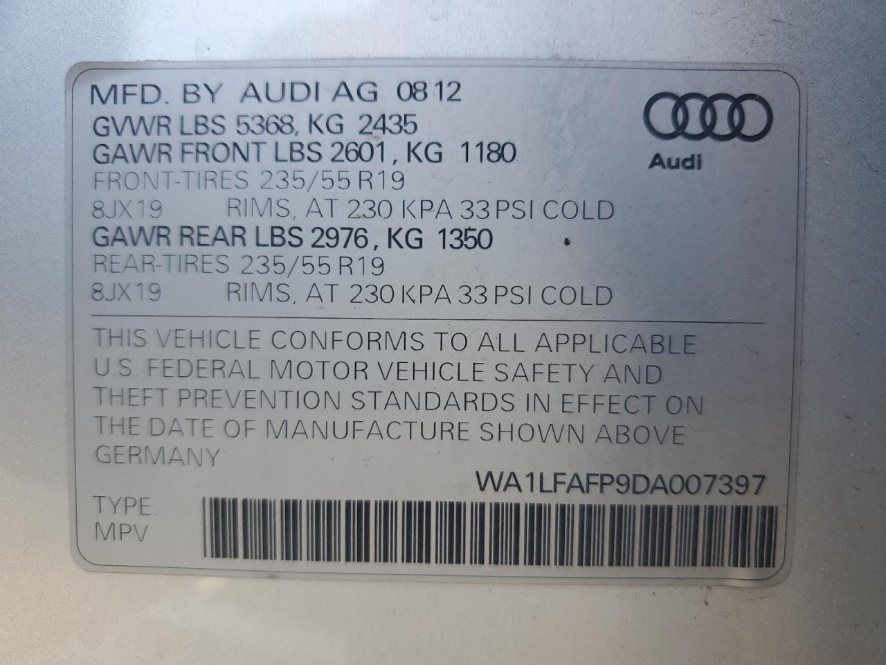 2013 Audi Q5 - Image 15
