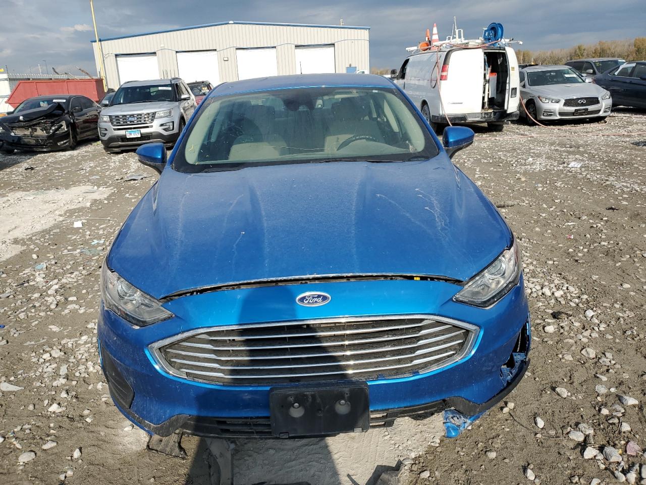 2019 Ford Fusion S VIN: 3FA6P0G73KR283740 Lot: 76905904