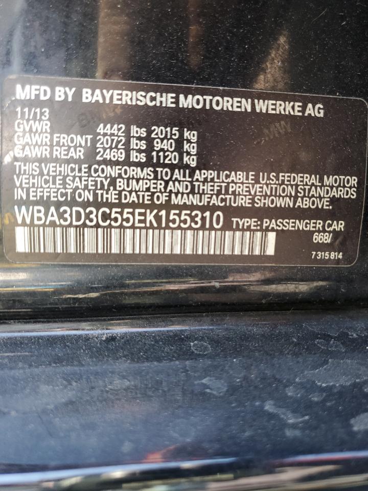 WBA3D3C55EK155310 2014 BMW 328 D