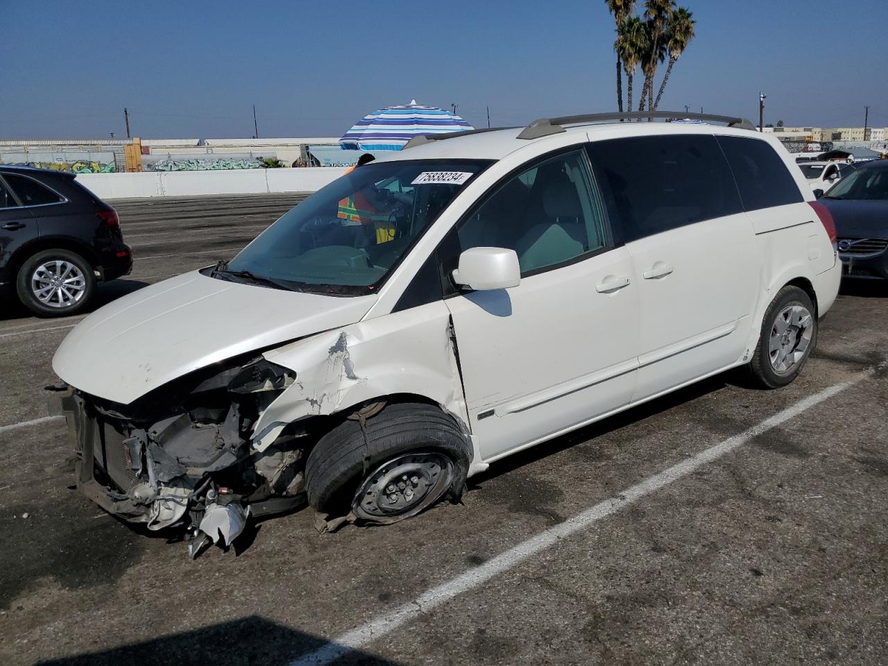 2006 Nissan Quest S VIN: 5N1BV28U56N117237 Lot: 75838234