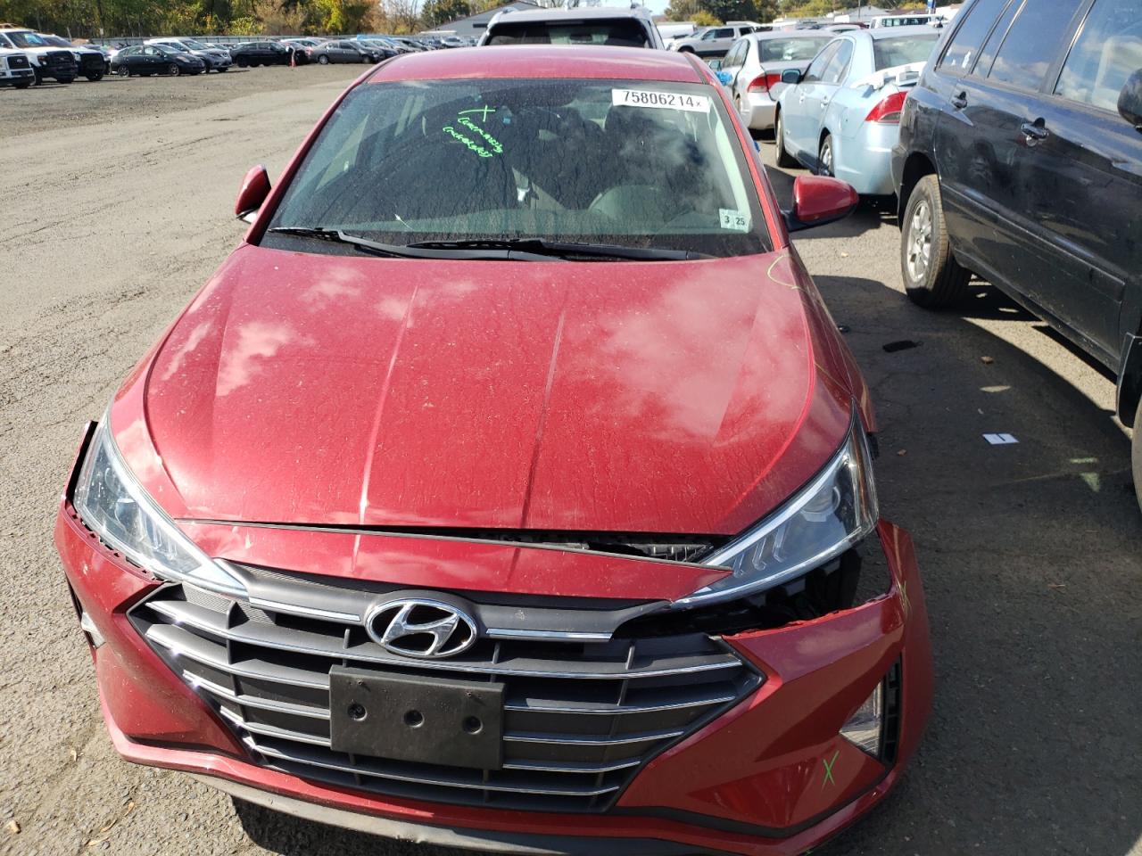 2020 Hyundai Elantra Sel VIN: 5NPD84LF2LH523867 Lot: 75806214