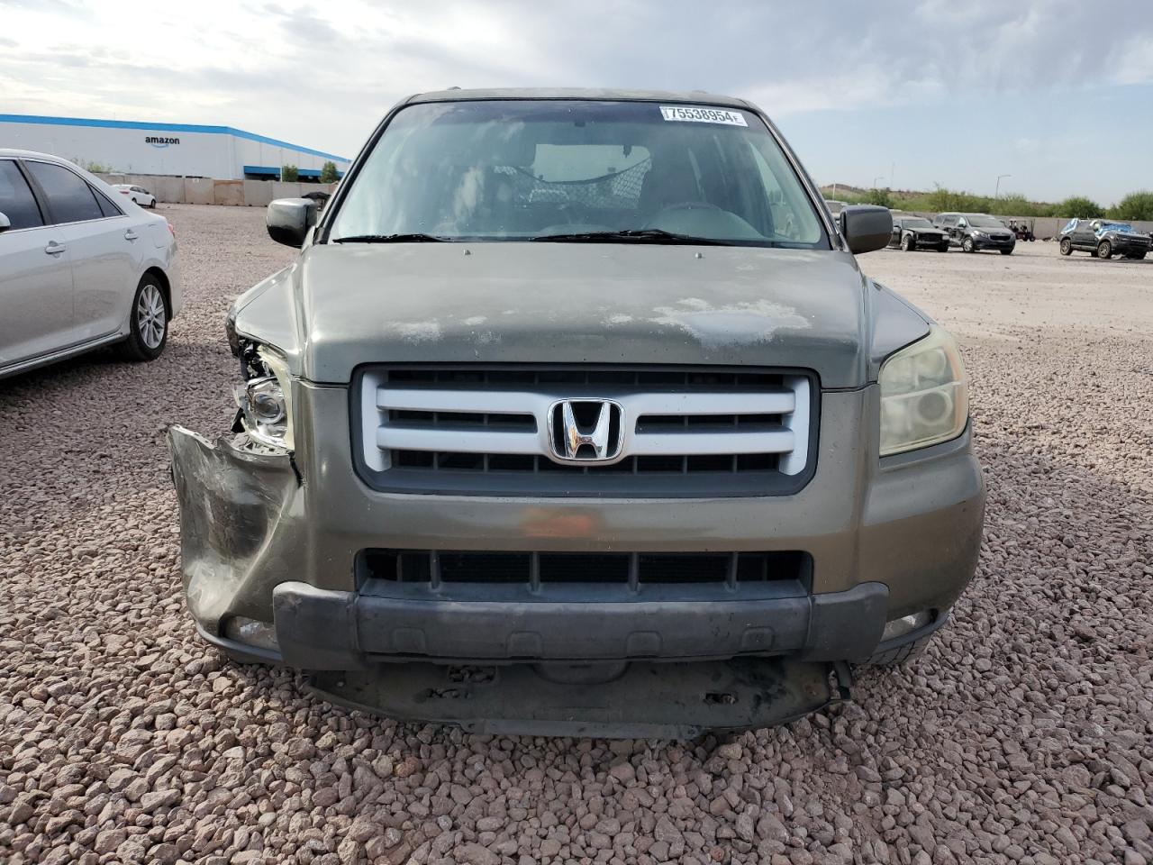 2006 Honda Pilot Ex VIN: 5FNYF284X6B027981 Lot: 75538954