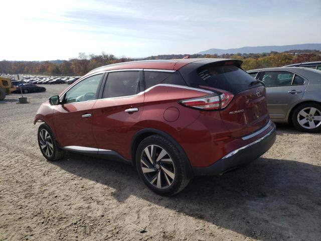  NISSAN MURANO 2015 Красный