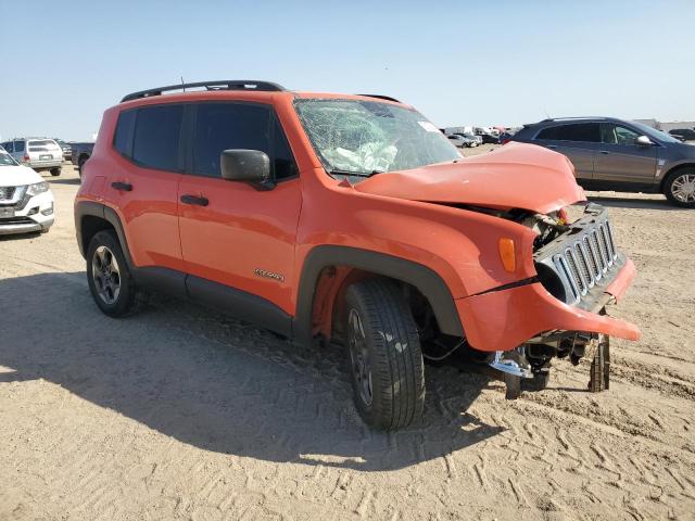  JEEP RENEGADE 2017 Оранжевый