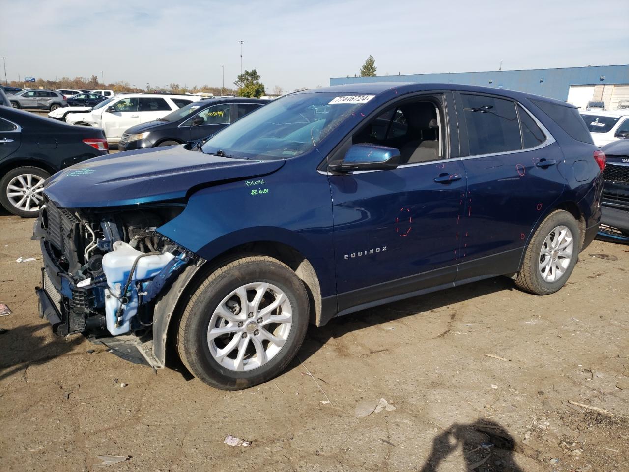 2021 Chevrolet Equinox Lt VIN: 3GNAXUEV6ML303375 Lot: 77446724