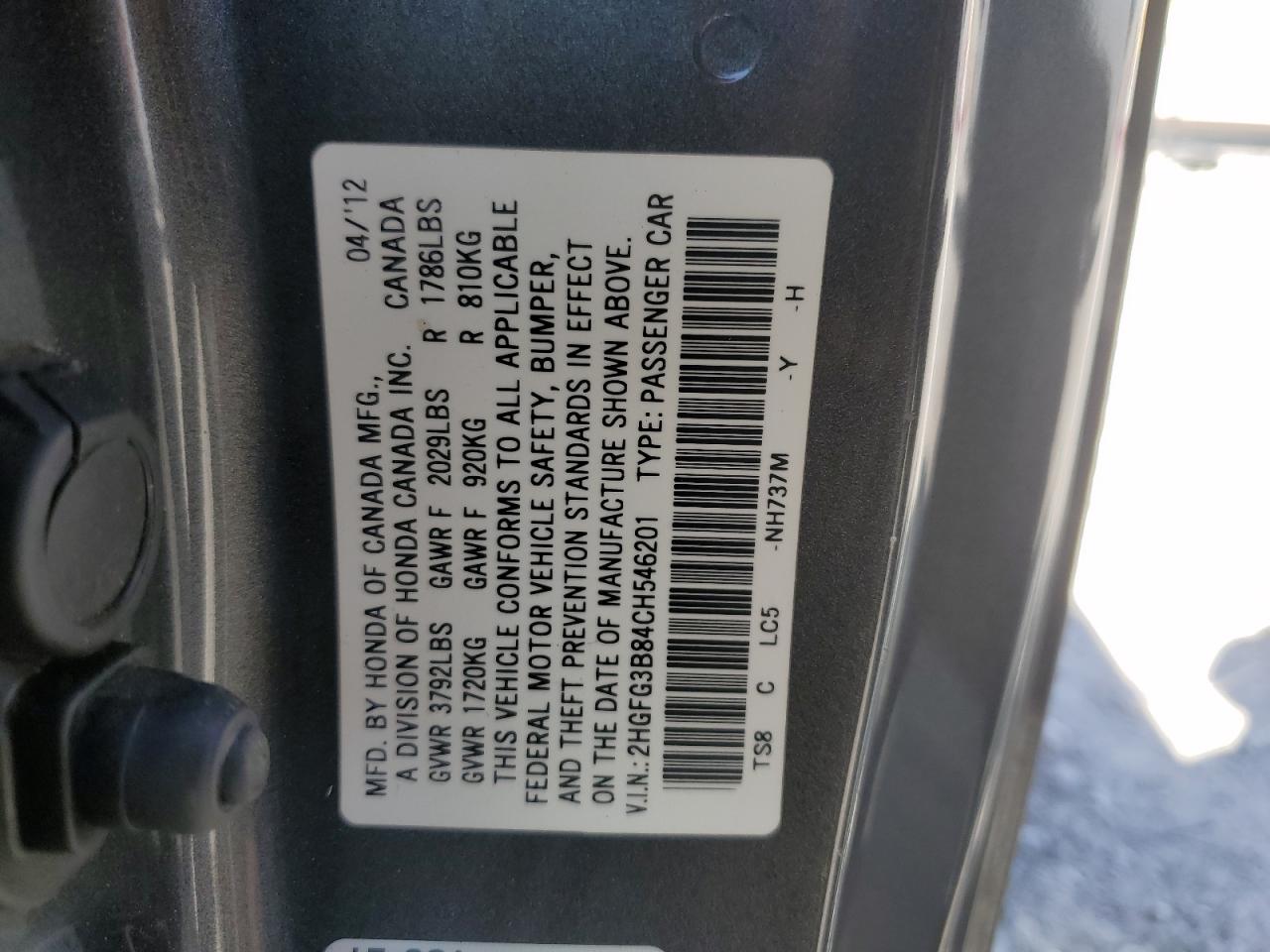 2012 Honda Civic - Image 13