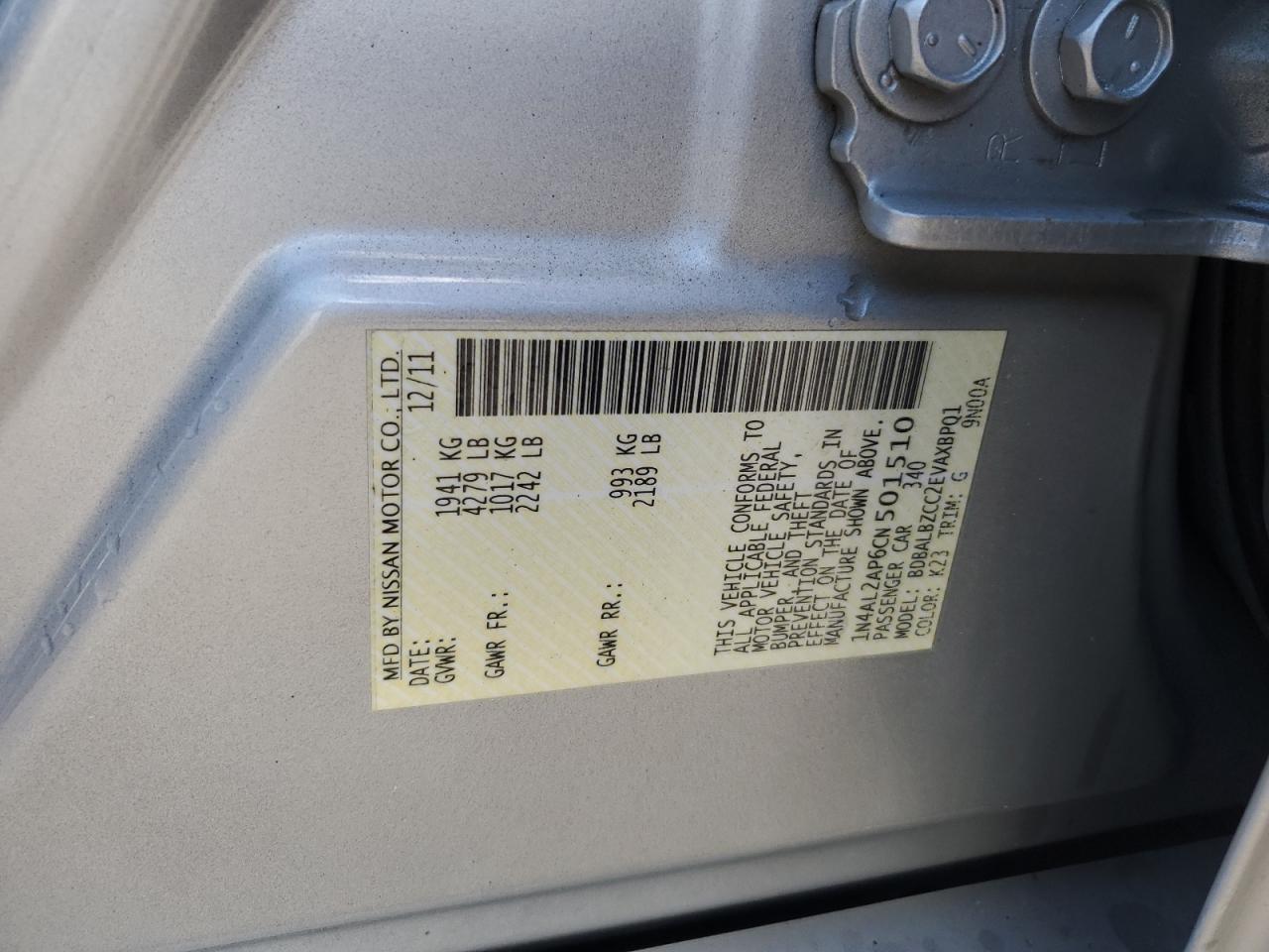 2012 Nissan Altima - Image 12