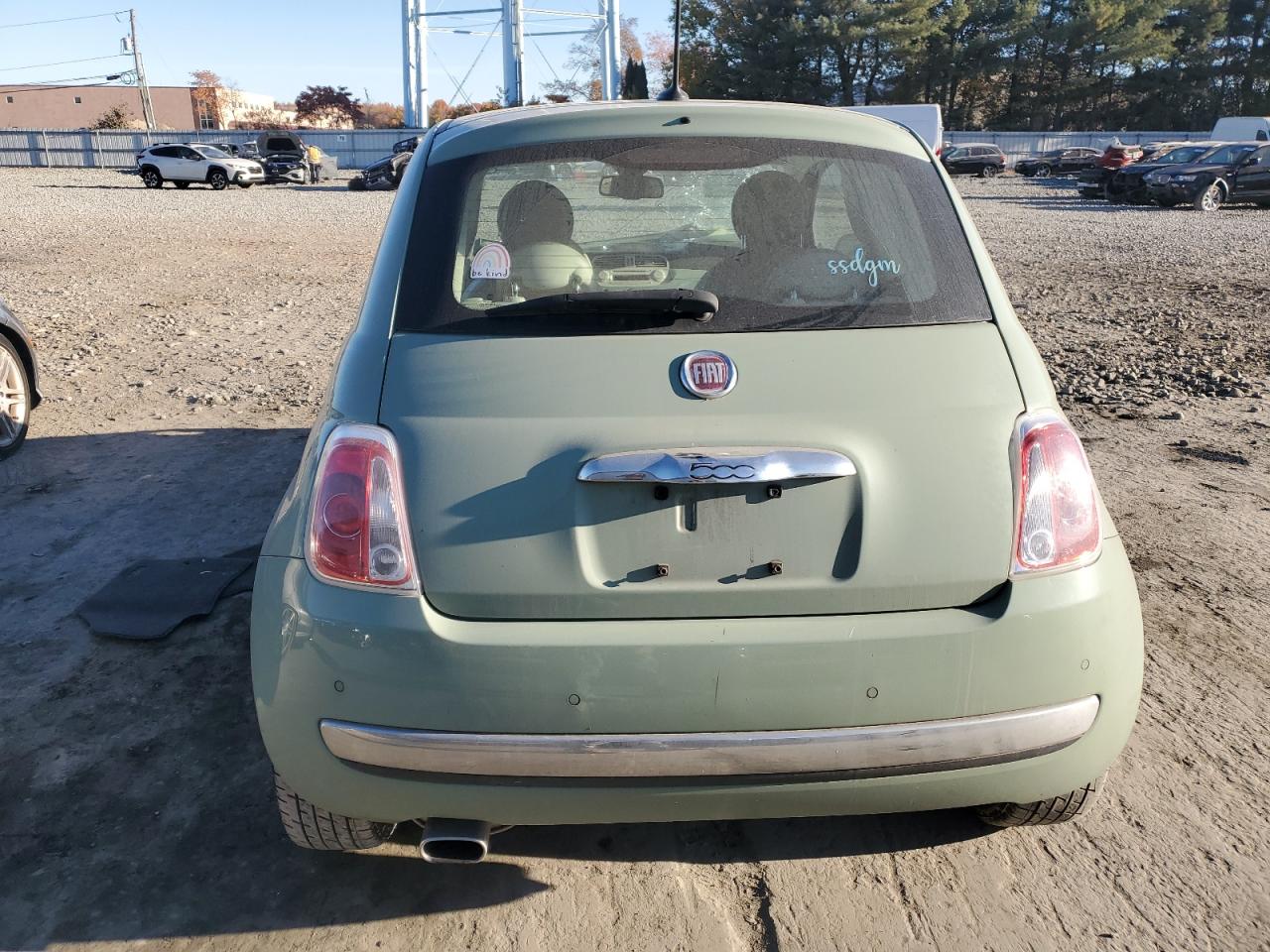 2012 Fiat 500 Lounge VIN: 3C3CFFCR4CT233934 Lot: 80033834