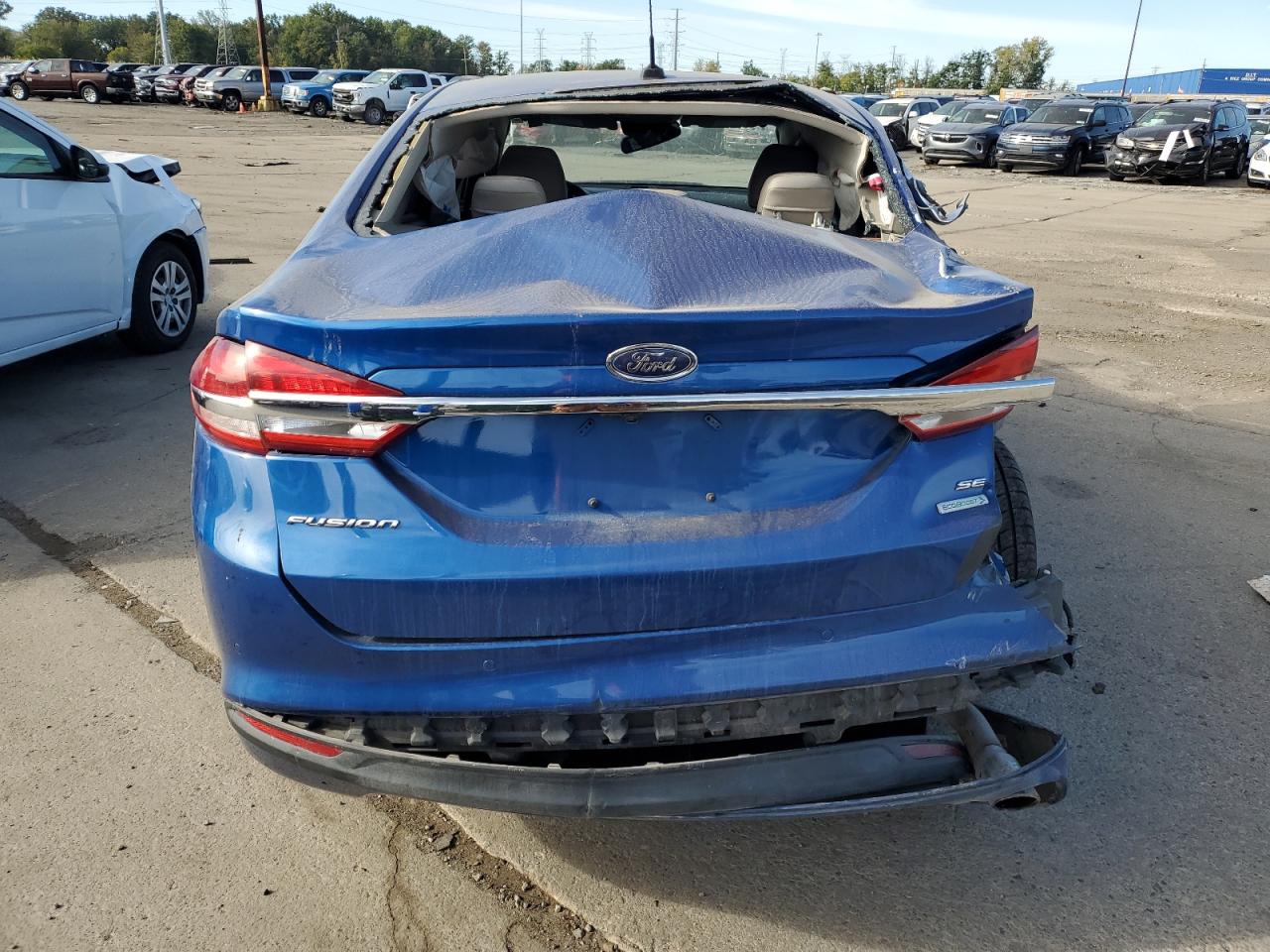 2018 Ford Fusion Se VIN: 3FA6P0HD7JR217579 Lot: 74572014