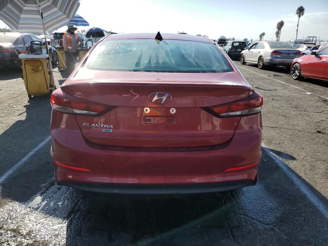 2017 Hyundai Elantra Se VIN: KMHD74LF0HU421866 Lot: 74232304