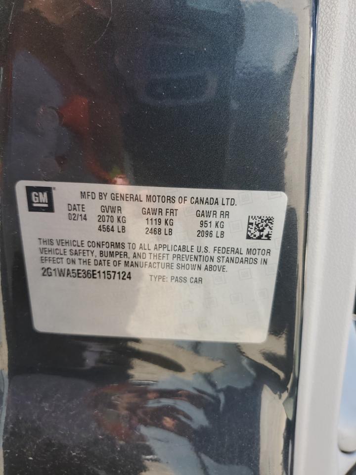 2014 Chevrolet Impala Limited Ls VIN: 2G1WA5E36E1157124 Lot: 78059874