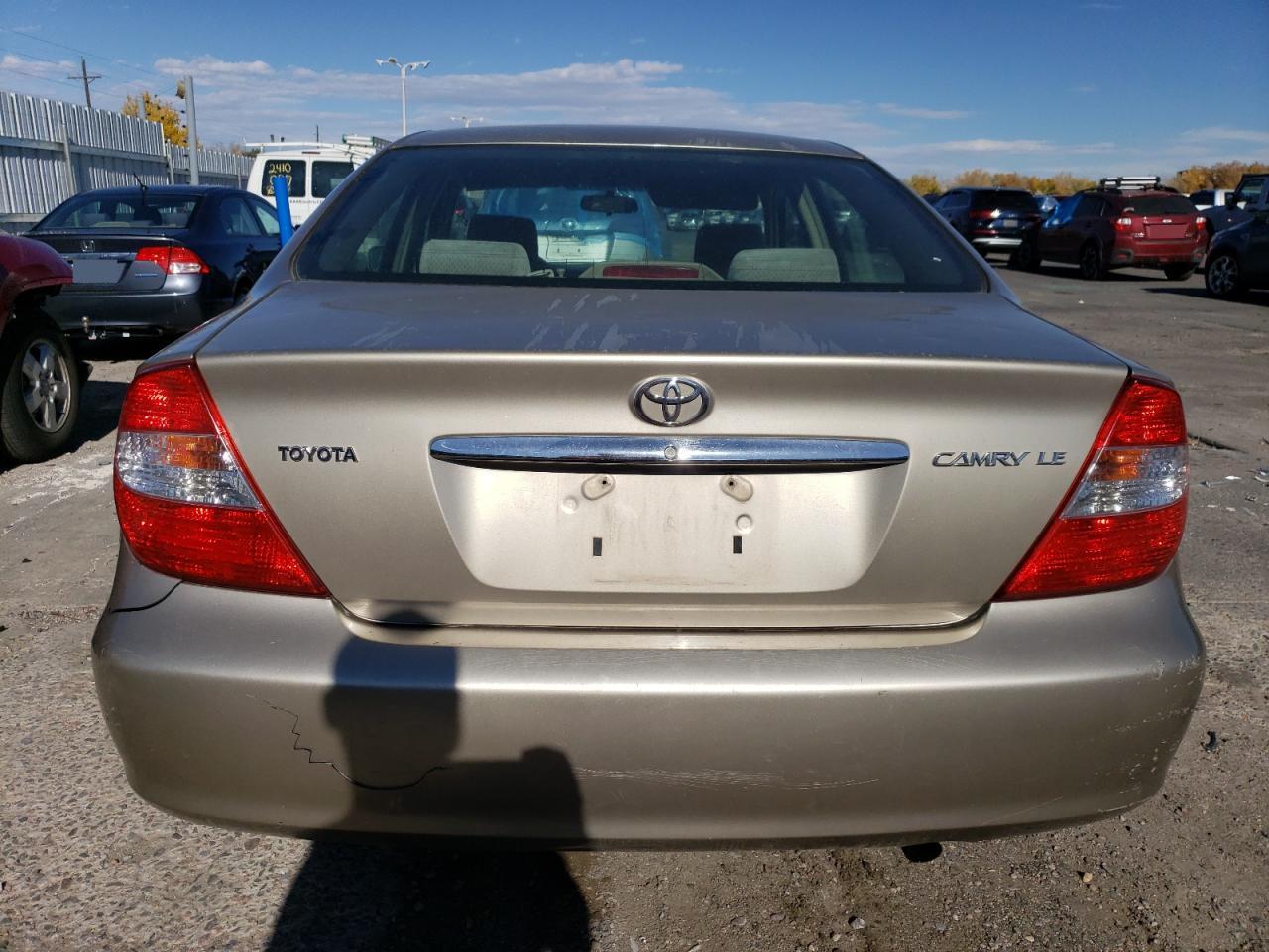 2002 Toyota Camry Le VIN: 4T1BE32KX2U538772 Lot: 78066064