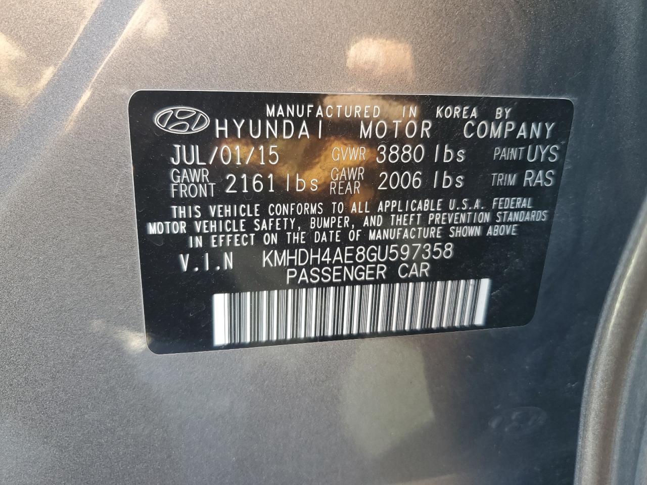 2016 Hyundai Elantra - Image 14