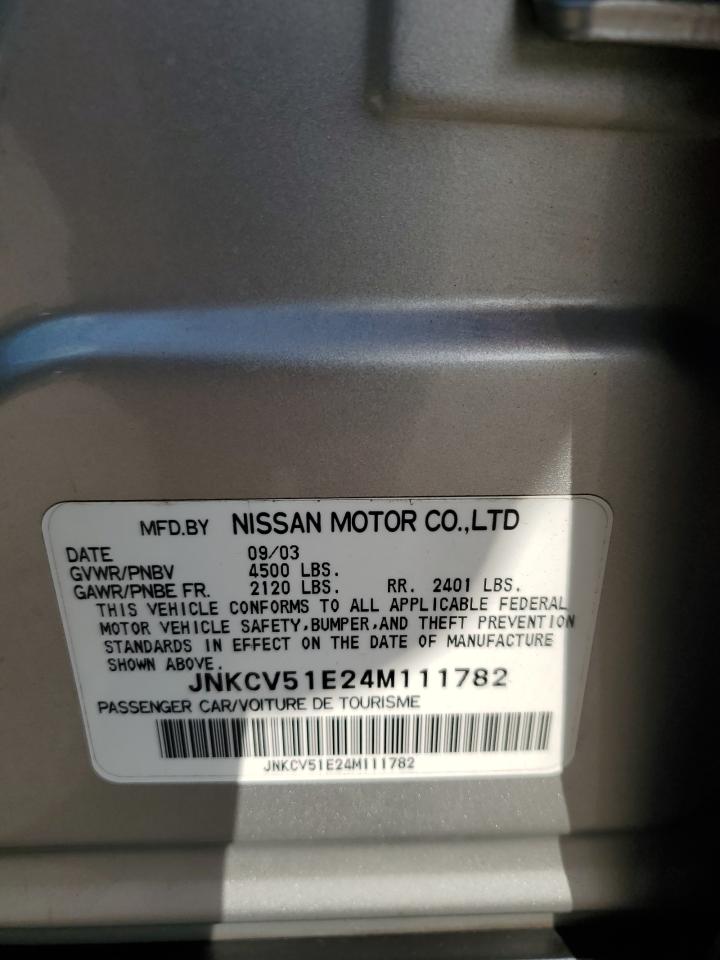 JNKCV51E24M111782 2004 Infiniti G35