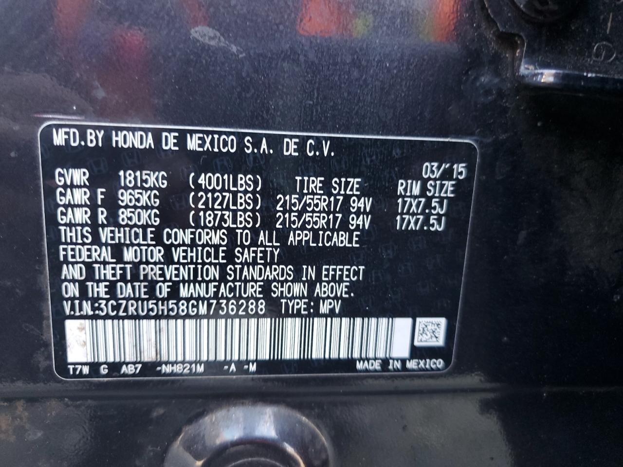 2016 Honda HR-V - Image 12