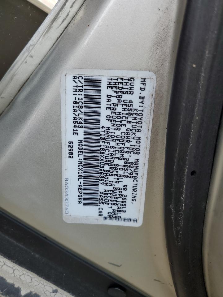 4T1BF18BXXU326387 1999 Toyota Avalon Xl