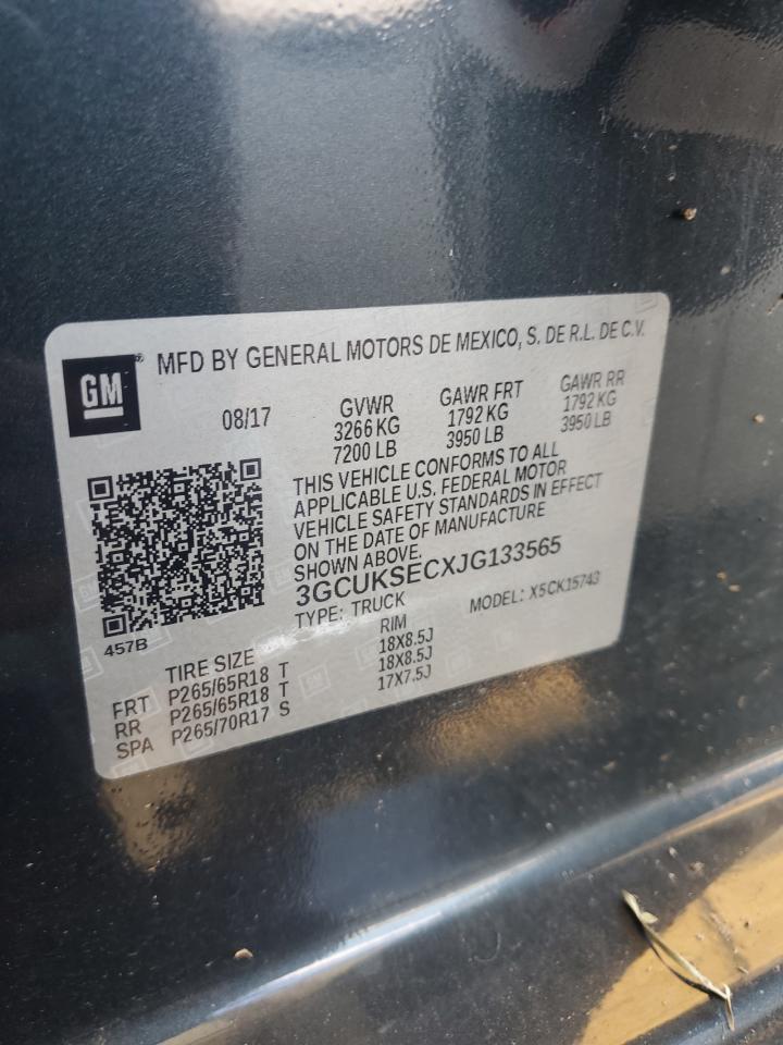 3GCUKSECXJG133565 2018 Chevrolet Silverado K1500 Ltz