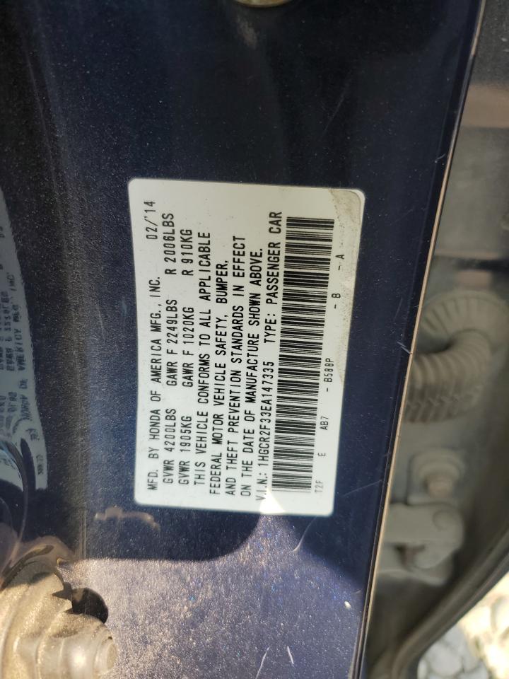 1HGCR2F33EA147335 2014 Honda Accord Lx