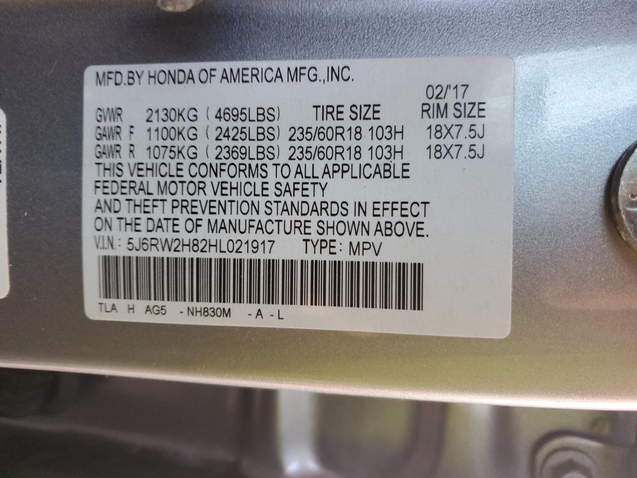 2017 Honda CR-V - Image 14