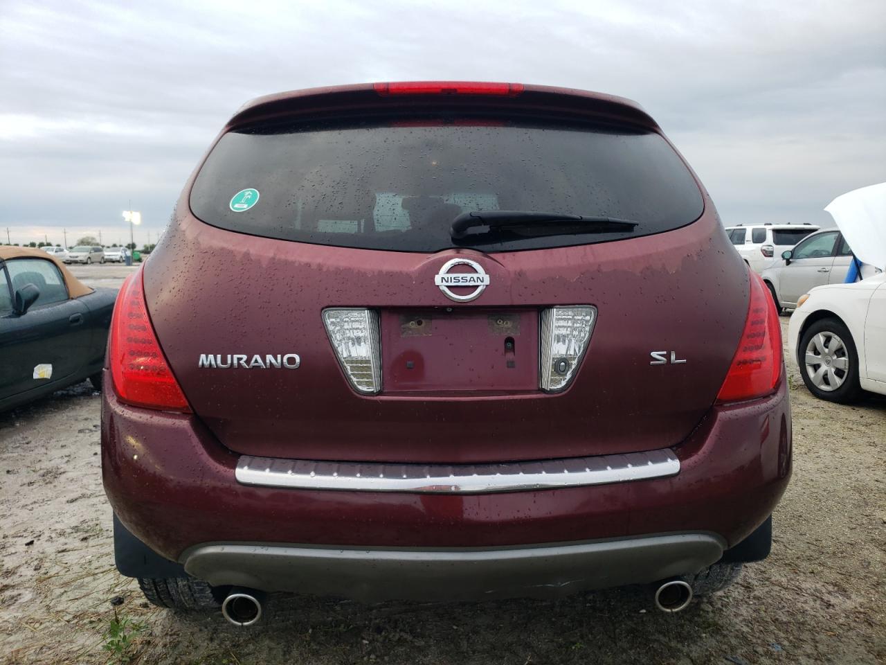 2007 Nissan Murano Sl VIN: JN8AZ08T27W516493 Lot: 74362214