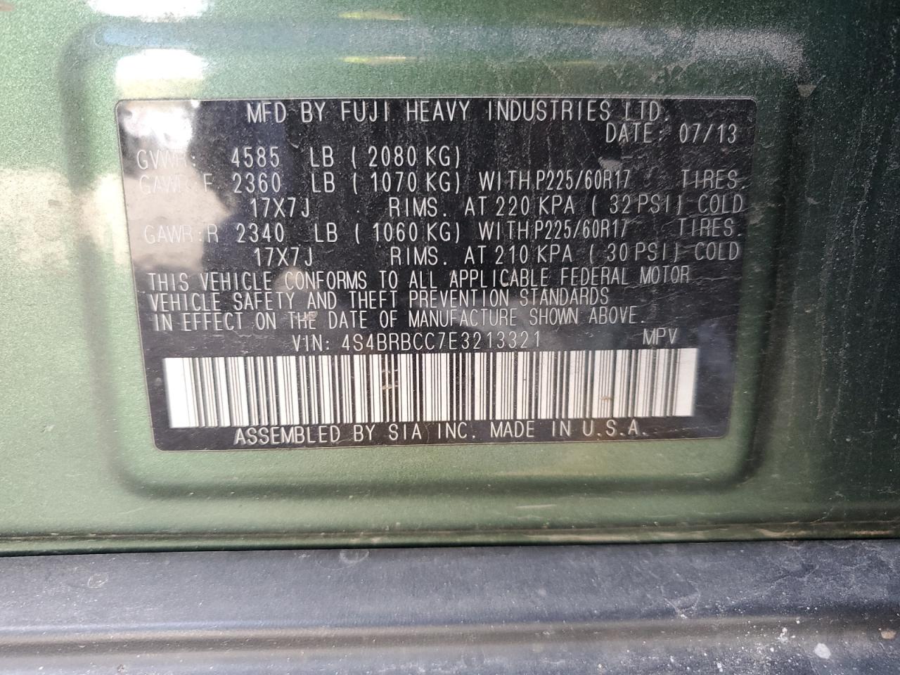 2014 Subaru Outback - Image 15